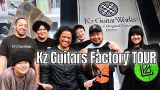 BOUTIQUE Japanese Guitar Factory Visit - Kz Guitar Works