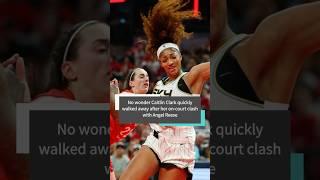 No wonder Caitlin Clark quickly walked away after her on-court clash with Angel Reese