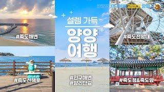 [양양 EP.03] 고맙다! 양양! / 죽도해변 / 죽도산책로 / 죽도암/ 죽도정 /죽도전망대 / 인구해변 / 양리단길 / 양양 서핑로드