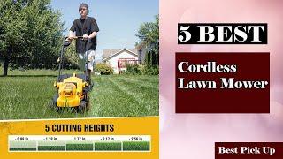 5 Best Cordless Lawn Mower in 2021