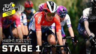 Tour de France Femmes 2023: Stage 1 | EXTENDED HIGHLIGHTS | 7/23/2023 | Cycling on NBC Sports