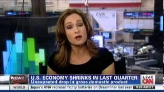 US Economy Shrinks in Last Quarter 2012