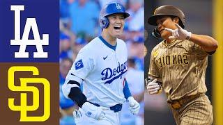 Los Angeles Dodgers vs. San Diego Padres Game Highlights, July 29 2024 | MLB Highlights Season 2024