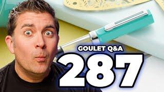 Fountain Pen Day, Clingy Ink, & Leaving Pens Uncapped | Goulet Q&A Ep. 287