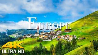 Europe 4K - Scenic Relaxation Film With Calming Music || Scenic Film