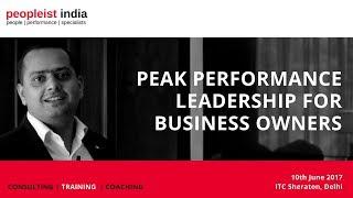 Peopleist Peak Performance Leadership for Business Owners