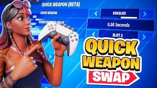 Is The New Quick Weapon Swap Setting Worth Using? (Fortnite Controller Tips & Tricks)