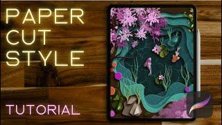 Tutorial - Paper Cut Painting