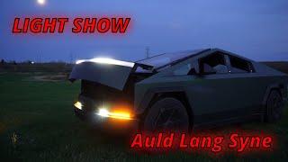 Cybertruck Light Show - Auld Lang Syne