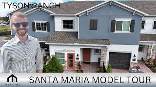 Tyson Ranch | Santa Maria Model | M/I Homes | Affordable Gated Townhome Community Near Lake Nona