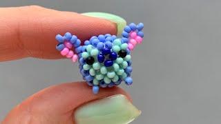 Tutorial on beaded Stitch mini amigurumi