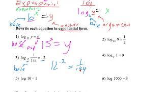 Algebra 2 4/20 Lesson
