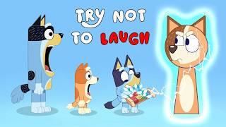 BLUEY TRY NOT TO LAUGH (GIGGLE STORM)