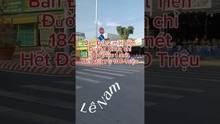 Đất hẻm 10 an dương vương vô  1 ngã. Chỉ 184 triệu 1 mét.Hết đất 1 tỷ 100 triệu. Hòa thành Tây Ninh