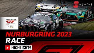 Race Highlights | Nurburgring 2023 | Fanatec GT World Challenge Europe Powered by AWS