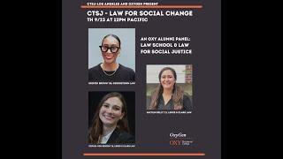 Law for Social Change: Applying to & Navigating Law School and How to Use Law for Social Justice