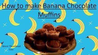How to Make Banana Chocolate Muffins