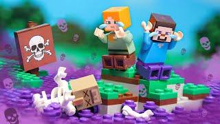 Minecraft, But Everything is Poisoned - LEGO Minecraft Animation