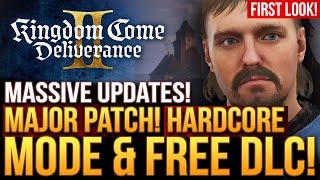 Kingdom Come Deliverance 2 - MASSIVE Dev Updates! Hardcore Mode First Look! Big Patch and Free DLC!