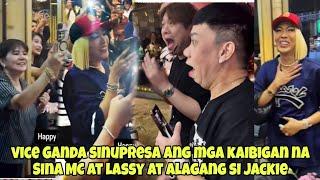 VICE GANDA AT SHOWTIME FAM SINUPRESA SINA MC, LASSY AT JACKIE GONZAGA, JHONG AT IBANG HOST SPOTTED