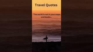 Travel Quotes! Do you agree? Let me know in the comments :) #shorts