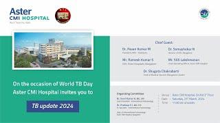 TB Update 2024 Invitation | Dr. Sunil Kumar K | Aster CMI Hospital