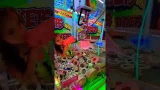 Ticket CLAW Machine! Sister Sabotage! #shorts #clawmachine #arcade #arcadegames #sabotage #edit