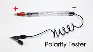 DIY Polarity Tester  positive negative finder