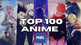 TOP 100 BEST RATED ANIME OF ALL TIME ON Myanimelist [Updated June 2024]