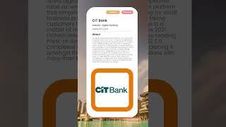 CIT Bank | #Fintech companies you must know.