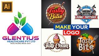 How to Create a Logo Using Ai For Free | Logo Kaise Banaye | Ai Logo Editing | How to Make a Logo