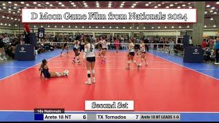 Delaney Moon Volleyball Game film from 18s Nationals vs TX Tornados Set 2. #libero #dmoon