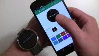 TalkAndroid Moto X Customizing Watch Faces