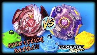 Beyblade Burst APEX ATTACK BATTLE!! Valtryek V2 vs Odax O2