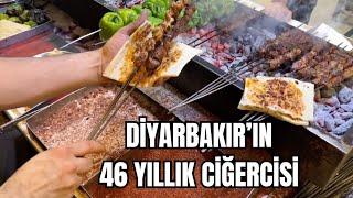 DİYARBAKIR'IN 46 YILLIK CİĞERCİSİ HÜSNÜ USTA | DİYARBAKIR SOKAK LEZZETLERİ