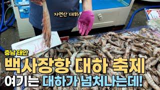 백사장항 대하축제 안면도 가을에 먹는 별미 새우 맛집