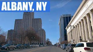 Albany Downtown and Center Square drive around in 4K