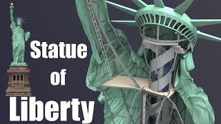 What's inside the Statue of Liberty?