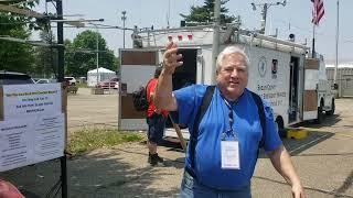 EMCOMM VEHICLES! This guy has a sweet rover setup #hamvention2023