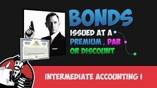 Discounts, Premiums and Bonds at Par (Intermediate Financial Accounting Tutorial #12)