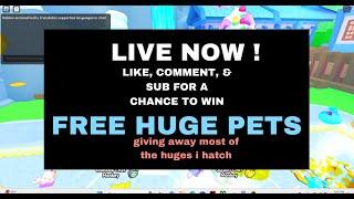 PET SIMULATOR 99 TRADING PLAZA LIVESTREAM !! ( joins on )