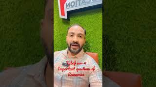 Important Questions of economic TYBAF SEM 6 | Siraj shaikh | Mumbai University |
