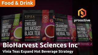 BioHarvest Sciences expands VINIA product line with launch of SuperFood Infused Teas