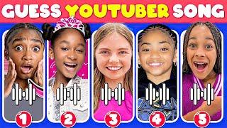 Guess the Youtuber by SONGS | Lay Lay, Kinigra Deon, Jordan Matter, The Royalty Family,Salish Matter