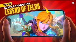 Top 20 Legend of Zelda like mobile games (Android & iOS) | Best Action Adventure RPG Games 2023