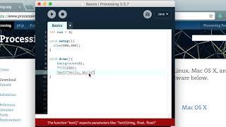 Getting Started with Processing