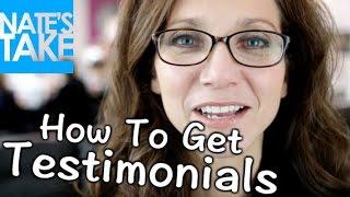 Testimonial Template - How to Get Testimonials