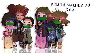Demon Family AU Q&A /. gacha club// Made by Mico// Read desc