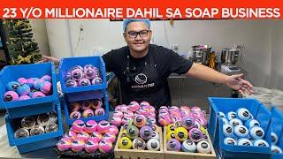 23 Y/O MILLIONAIRE DAHIL SA SOAP BUSINESS! Napa aral ang sarili, may bahay at kotse pa!