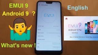 Huawei Android 9 Pie & EMUI 9.0 Official Update ! What's News ?